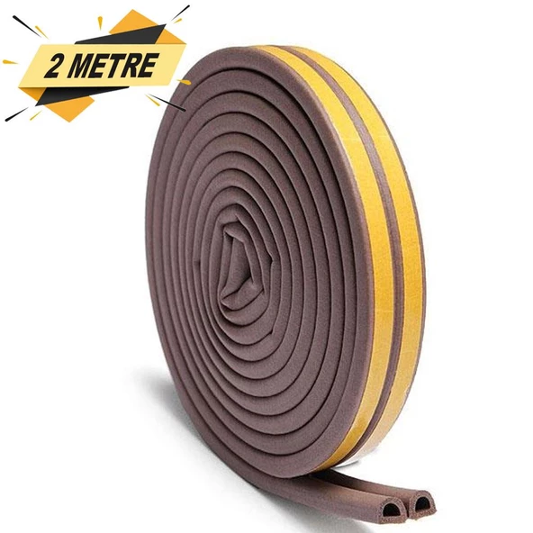 Kapı Pencere Bandı Fitili Yapışkanlı Soğuk İzolasyon 1x2=2 Metre - 3