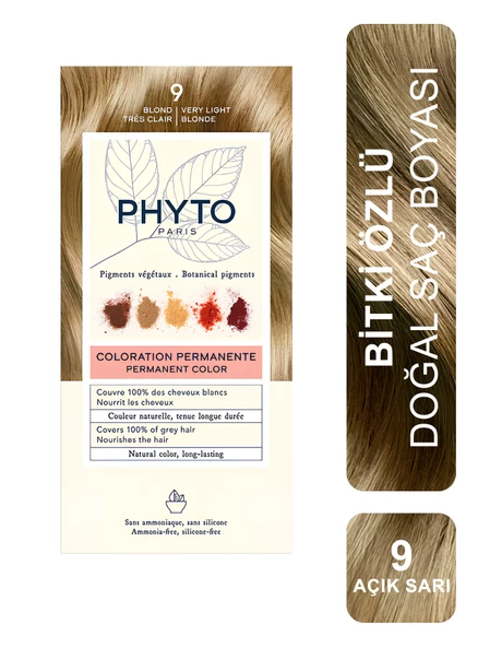 Phyto Color Bitkisel Saç Boyası 9 - Açık Sarı