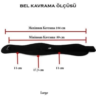 XTR Fitness Ağırlık Kemeri Siyah - 2
