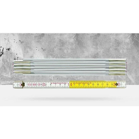 BMI 9802 Kırma Ahşap Metre 2m - 2