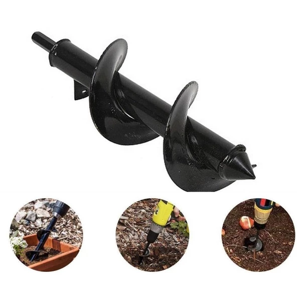 Bahçe Bitki Ekim Dikim Universal Toprak Burgu Aparatı - 3