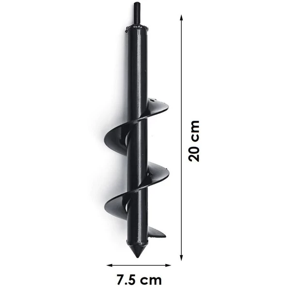 Bahçe Bitki Ekim Dikim Universal Toprak Burgu Aparatı - 2