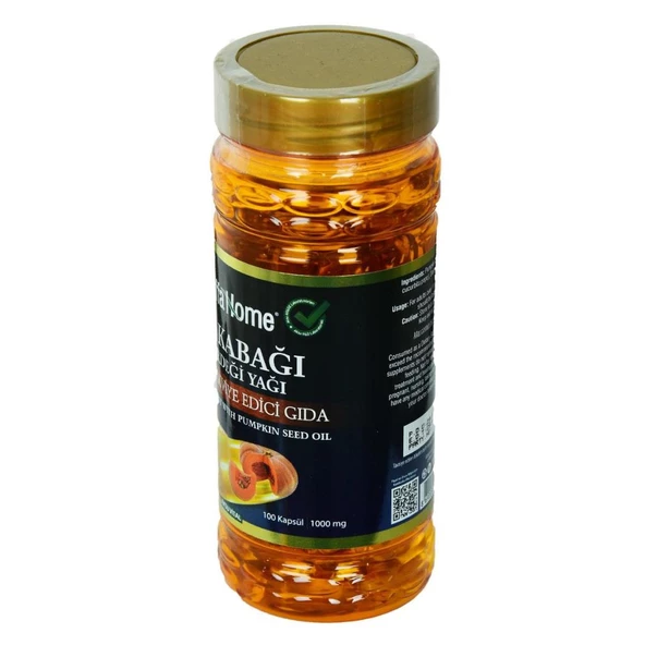 Shiffa Home Bal Kabağı Çekirdeği Yağı Softgel 1000Mg 100 Kapsülü - 2