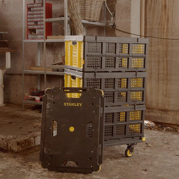 STANLEY PC531 137kg 55x45cm Dört Tekerli Yük ve Paket Taşıma Arabası - 11