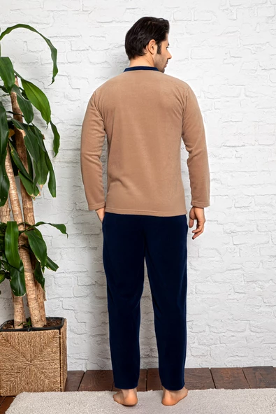 Nisanca Kışlık Erkek Polar Pijama Takımı - 11