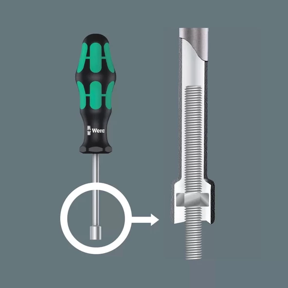 Wera 395 HO Lokma 7/16"x90mm Tornavida 05029506001 - 3