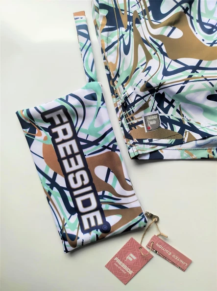 FREESIDE Acuarela Deniz Şortu - 5