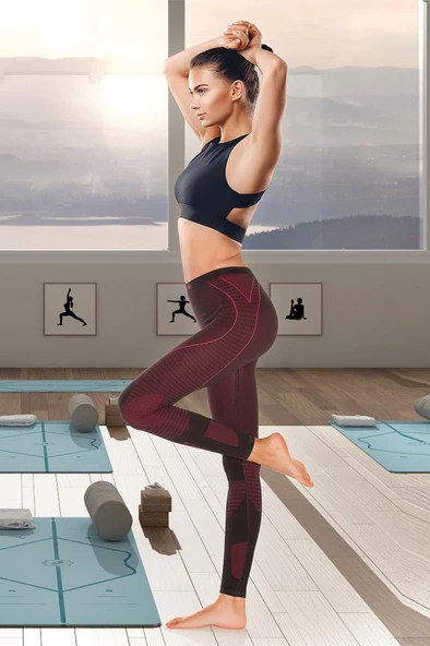MioFit Fast Dry Yüksek Bel Seamless Spor Tayt - 7