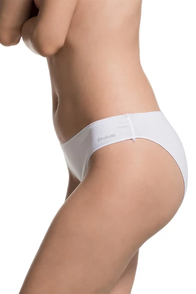 DoReMi 3'Lü %100 Doğal Pamuk Rahat Kalıp Penye Kadın Slip Külot - Resim 5