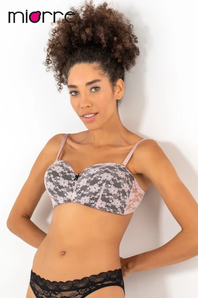 Miorre Dolgusuz Dantelli Bütün Kaplı Sütyen - 10