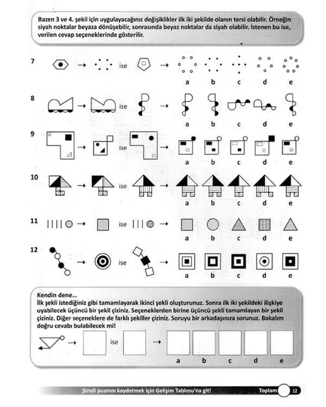 10-11 Yaş Bilişsel ve Düşünsel Beceriler Hız Kazandırma 3. Kitap Dikkat ve Zeka Akademisi - 2
