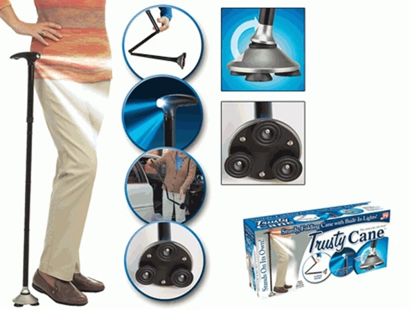 Işıklı Baston Katlanabilir Işıklı Baston - 3