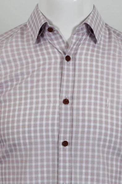 Uzun Kol Slim Fit Kareli Gömlek - 3