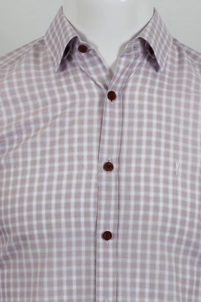 Uzun Kol Slim Fit Kareli Gömlek - 9