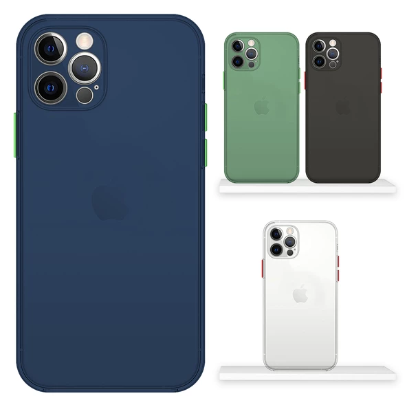 FitCase iPhone 12 Pro Kılıf Ultra İnce PP Mat Kapak