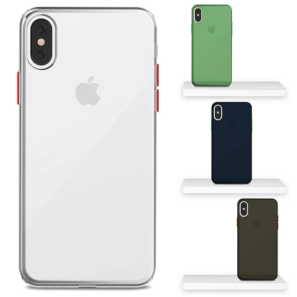 FitCase iPhone X / XS Kılıf Ultra İnce PP Mat Kapak