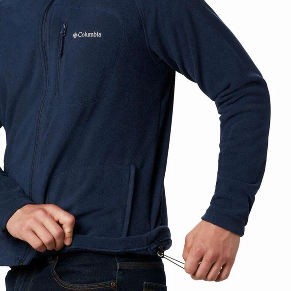 Columbia Fast Trek II Full Zip Fleece Erkek Mavi Outdoor Polar AE3039-468 - 4