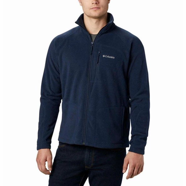 Columbia Fast Trek II Full Zip Fleece Erkek Mavi Outdoor Polar AE3039-468