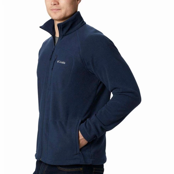 Columbia Fast Trek II Full Zip Fleece Erkek Mavi Outdoor Polar AE3039-468 - 2