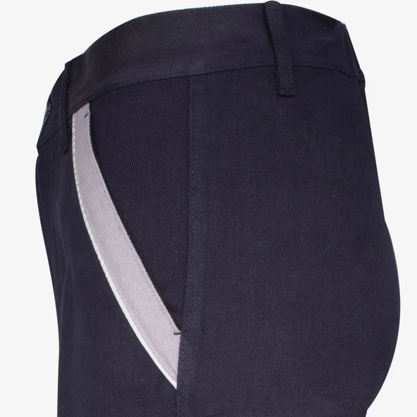 Kışlık Gabardin %100 Pamuk Reflektörlü Kargo Cepli Kışlık İş Pantolonu - 5