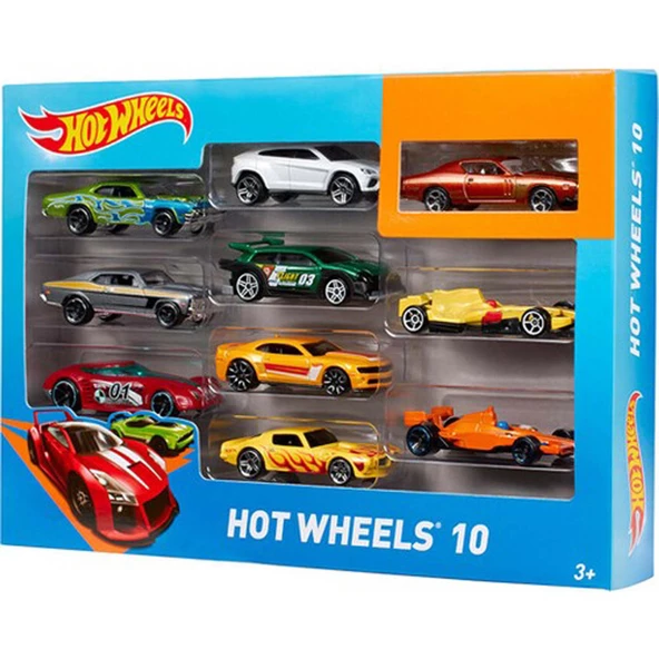 MATTEL 54886 HOT WHEELS ONLU ARABA SETI*6