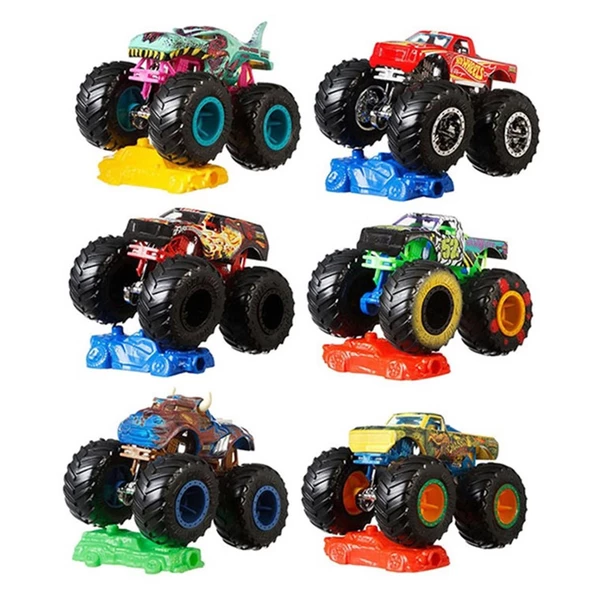 MATTEL FYJ44 HOT WHEELS MONSTER TRUCKS 1:64 ARABALAR*8