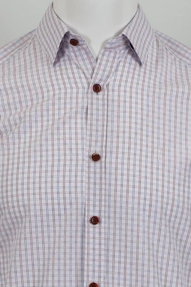Uzun Kol Slim Fit Kareli Gömlek - 3
