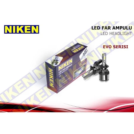 Niken Led Xenon Ampul EVO H1 H3 H4 H7 H11 H15 H27 9005 9006 - 2