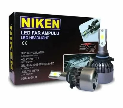 Niken Led Xenon Ampul EVO H1 H3 H4 H7 H11 H15 H27 9005 9006