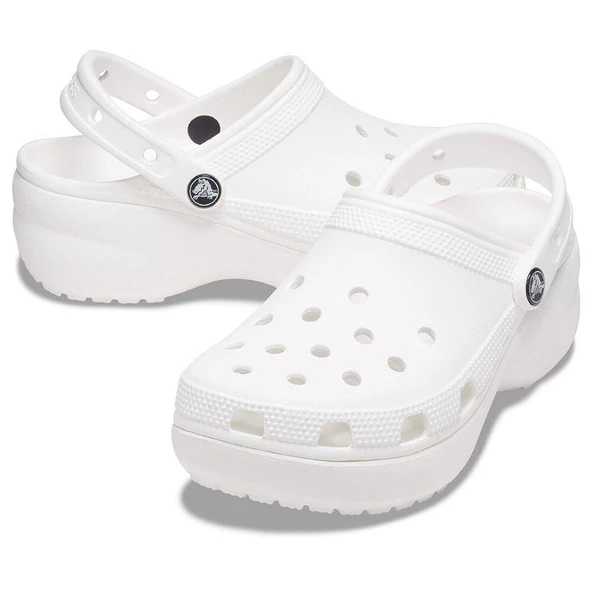 Crocs Classic Platform Terlik Beyaz 206750-100 - 3