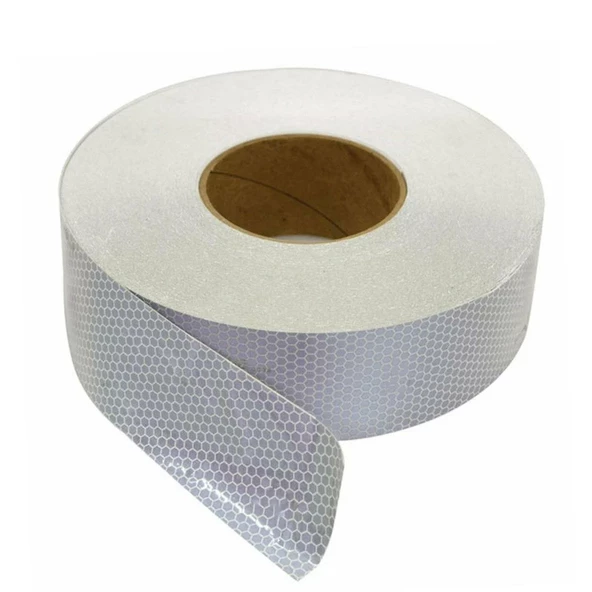 Reflektörlü Reflektif Fosforlu Şerit Bant Petekli Reflekte İkaz Bandı 5 METRE - 6