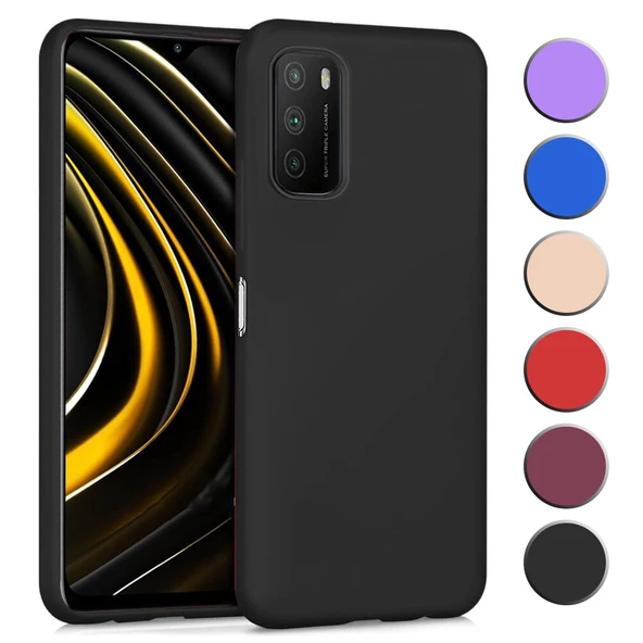 Xiaomi Poco M3 Kılıf FitCase PremiumS Silikon Arka Kapak