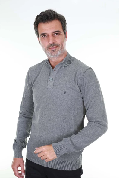 SAN&FA TRİKO DÜĞMELİ YARIM BALIKÇI ERKEK KAZAK - 2