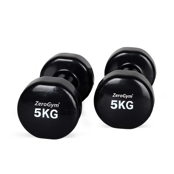 ZeroGym VD5 Vinyl Demir Dambıl 5Kg 1 Adet - 2