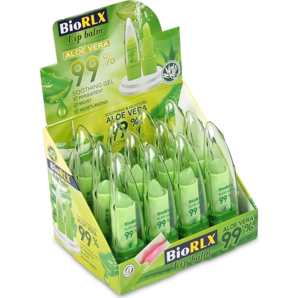 Biorlx Aloe Vera Dudak Bakım Kremi - Renksiz - 2