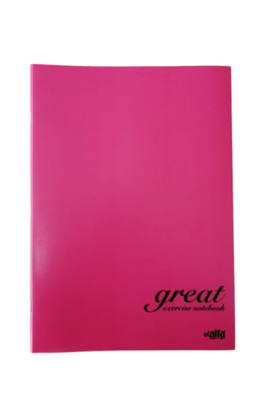 Çizgisiz 60 Yaprak Plastik Kapak A4 Boy Defter - 5