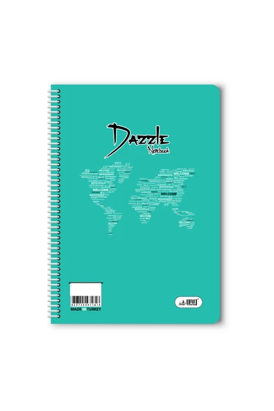 Kareli 40 Yaprak Spiralli Defter A4 Boy Plastik Kapak (1 Adet ) - 3