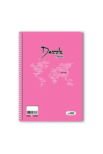 Kareli 40 Yaprak Spiralli Defter A4 Boy Plastik Kapak (1 Adet ) - 5
