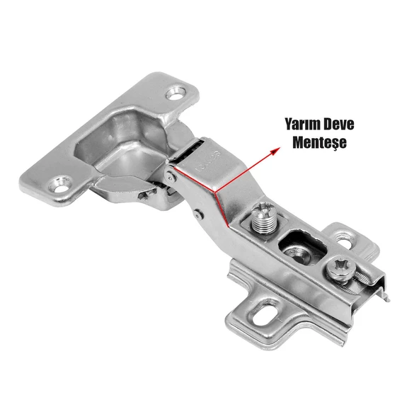 Samet Star Dolap Kapak Menteşesi Tas Menteşe (Düz-Yarım-Tam Deve) - 9