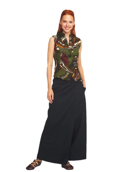 Anvelop Etek Cepli Bol Paça Pantolon - 5