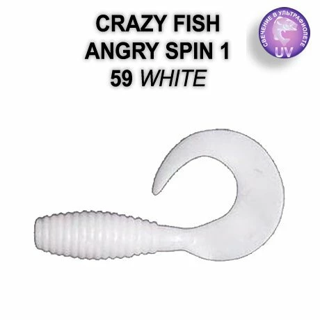 CRAZY FISH ANGRY SPIN 25 MM SAHTE BALIK - 5
