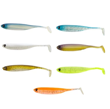 Lucky John Makora 3D Shad Tail 5'' (12.7 cm) 4P Silikon Yem