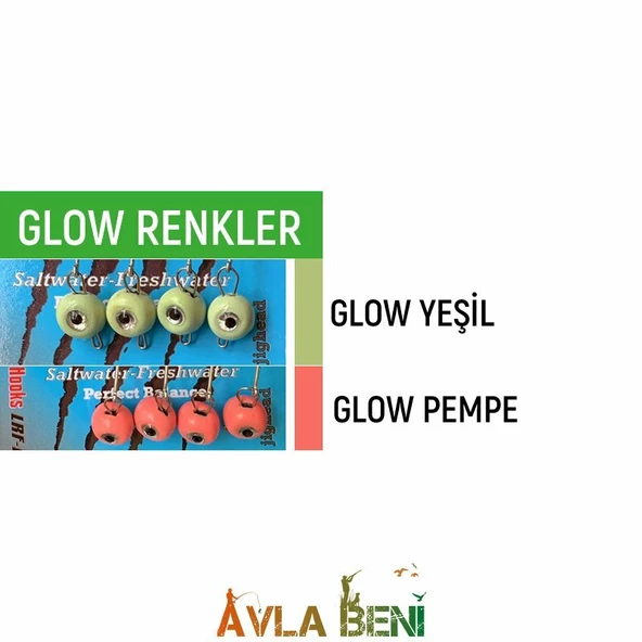 SAFİR BALIK GÖZ UV ve GLOW JİG HEAD - 3