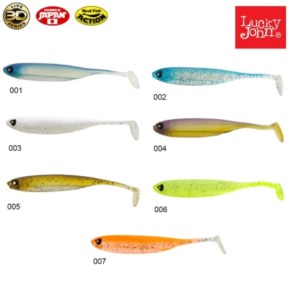 Lucky John Makora 3D Shad Tail 4'' Silikon Yem - 4