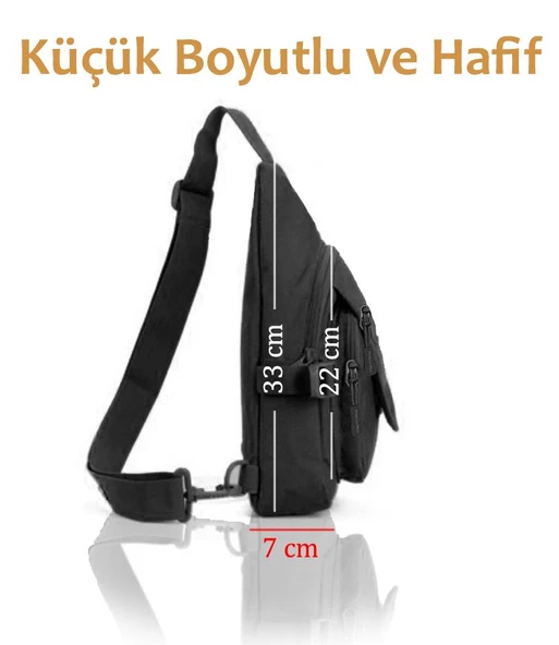 Protector Plus Üçgen Tek Omuz Çantası (Siyah) - 3