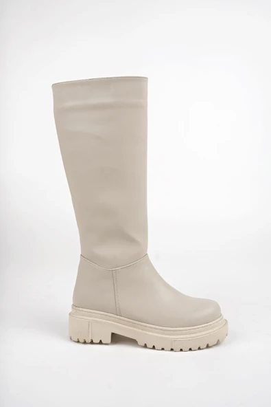 Muggo BERY Kadın Kalın Taban Çizme - 6