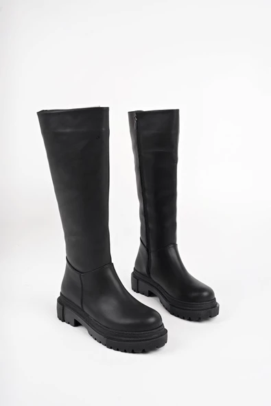 Muggo BERY Kadın Kalın Taban Çizme - 11