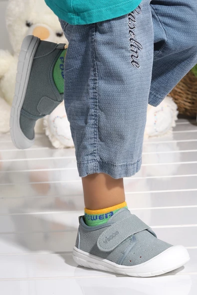 Vicco Anka Kız/Erkek Bebe Spor Ayakkabı 950.B21K.225 Mavi - Resim 3