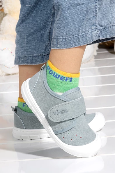 Vicco Anka Kız/Erkek Bebe Spor Ayakkabı 950.B21K.225 Mavi - Resim 2