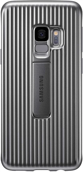 Samsung Galaxy S9 Protective Standing Cover Kılıf, Gümüş EF-RG960CSEGWW